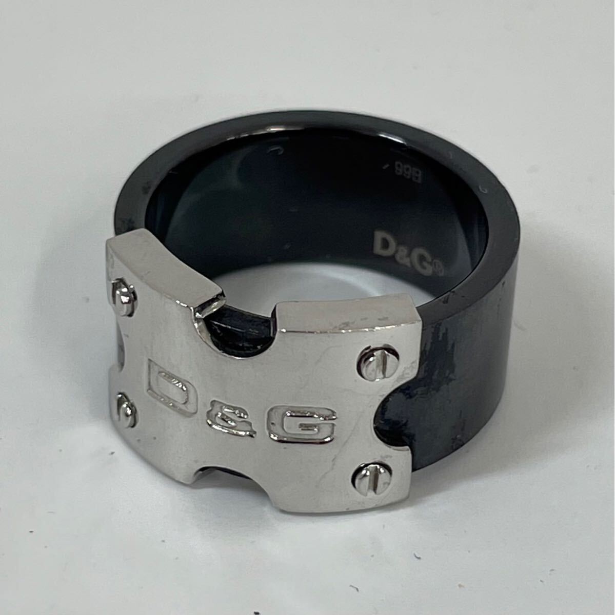 [K0330]D&G DOLCE&GABBANA Dolce&Gabbana Dolce & Gabbana plate ring ring ring silver group approximately 22 number 