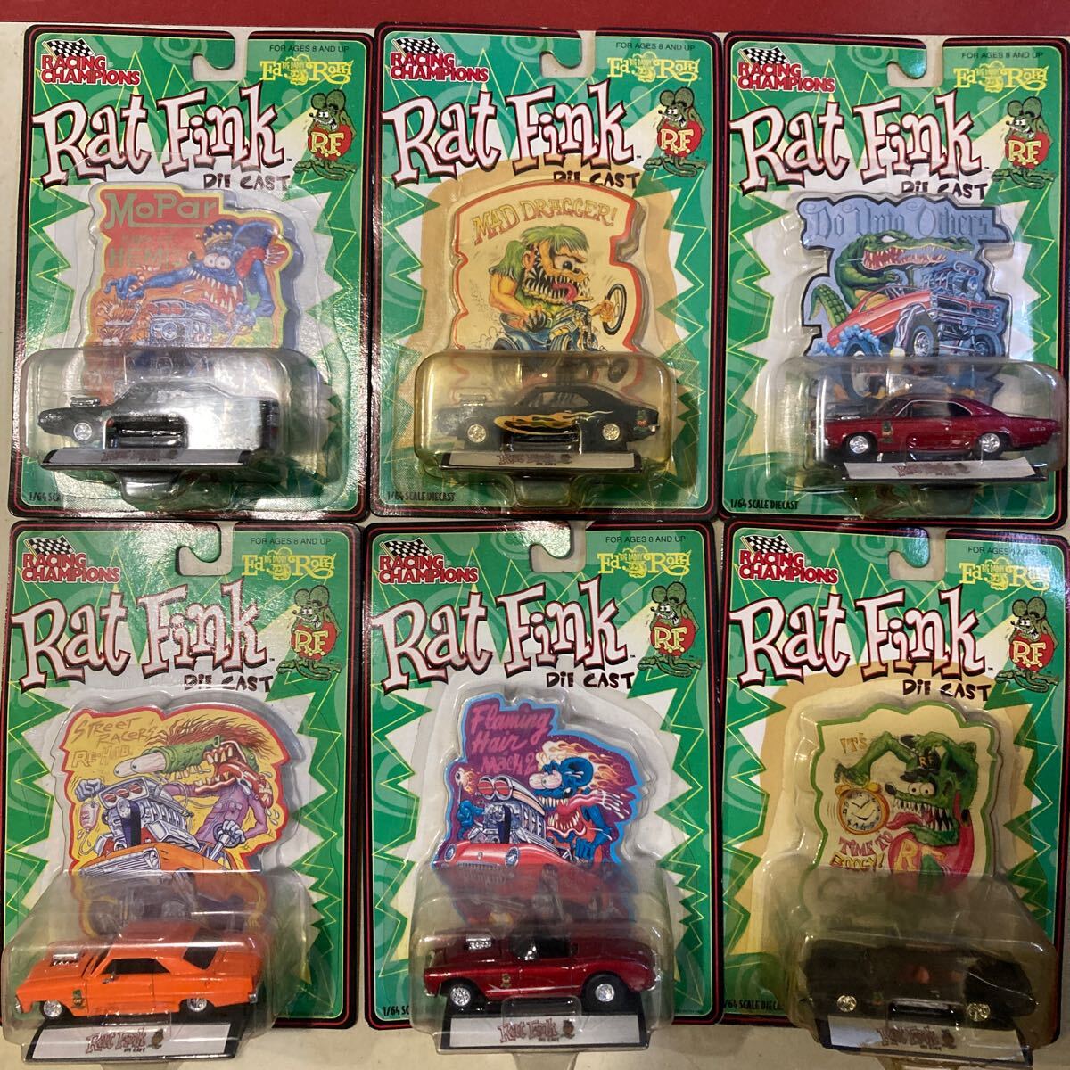 新品未開封ラットフィンクEd Big Daddy エドロス6台セットRACING 新品未開封ラットフィンクEd Big Daddy エドロス6台セットRACING