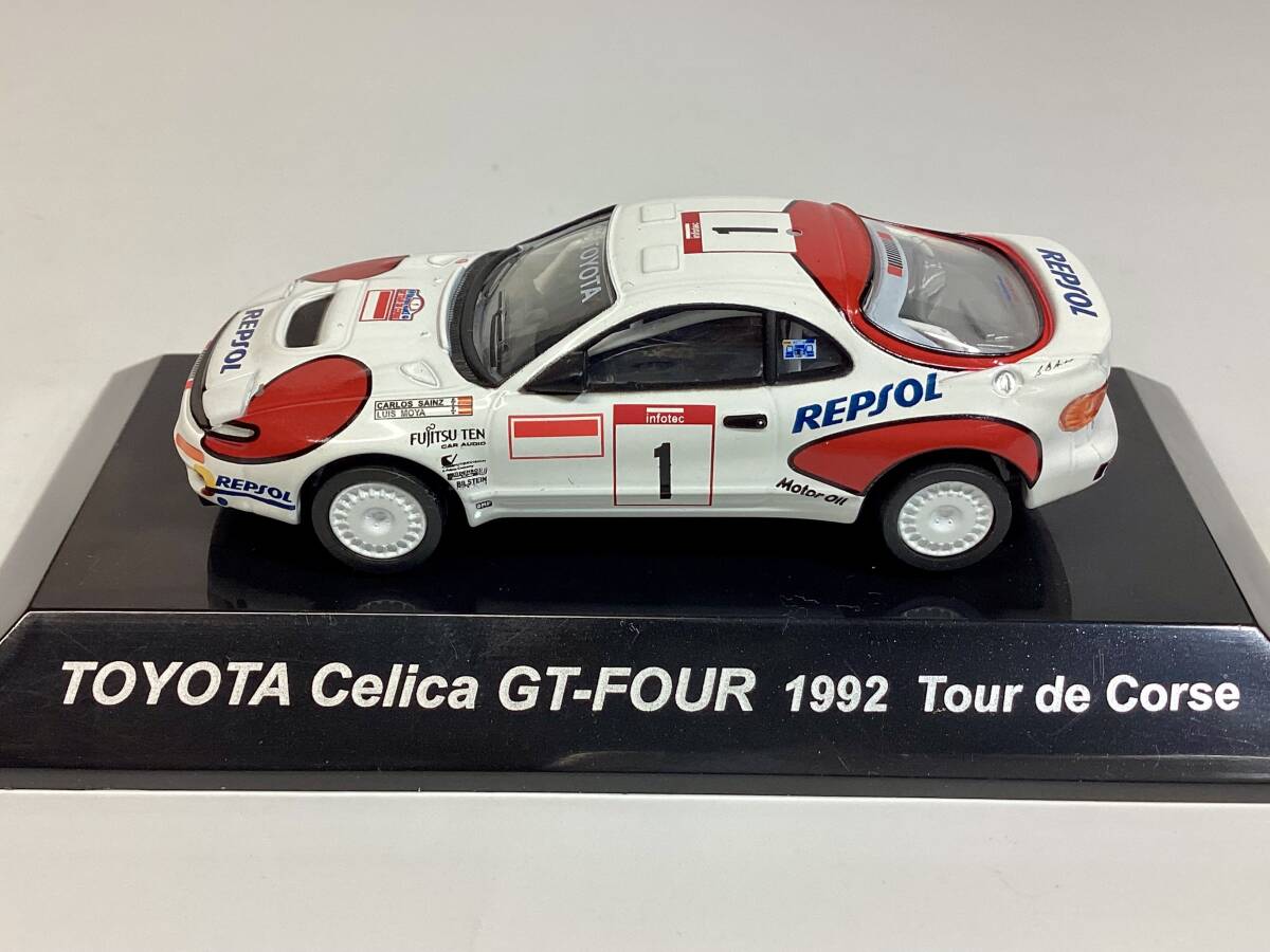 CM’s ラリーカーコレクション　1／64 セリカ GT-FOUR 1992年　ツールドコルス_画像1