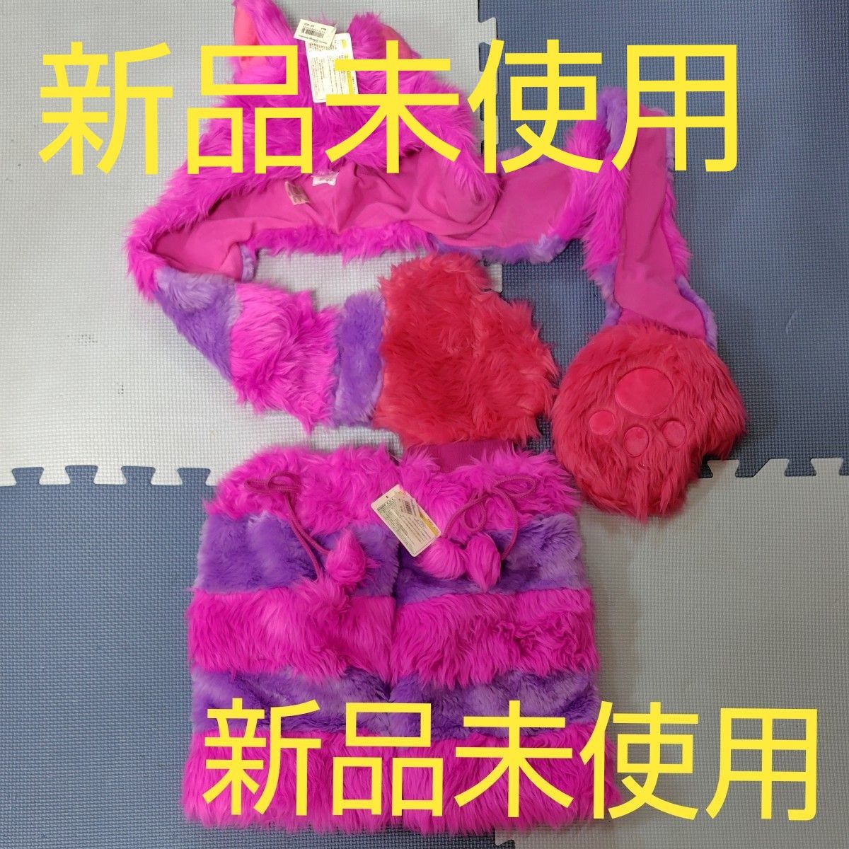 新品 タグ付き ディズニー マフラーキャップ チシャ猫 ファン 新品 タグ付き ディズニー マフラーキャップ チシャ猫 ファン