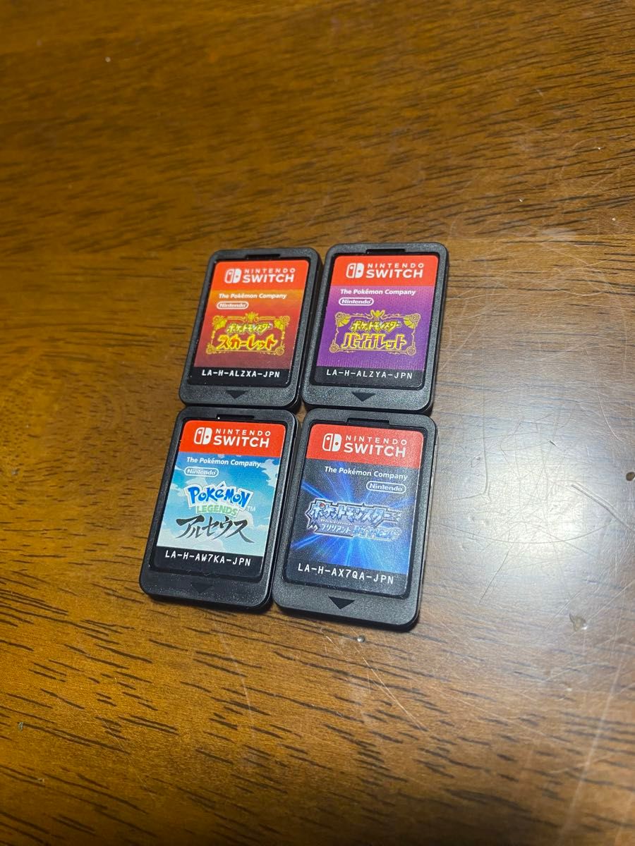 Nintendo Switch ポケットモンスタースカーレット　バイオレット　ブリリアントダイヤモンド　レジェンズアルセウス 