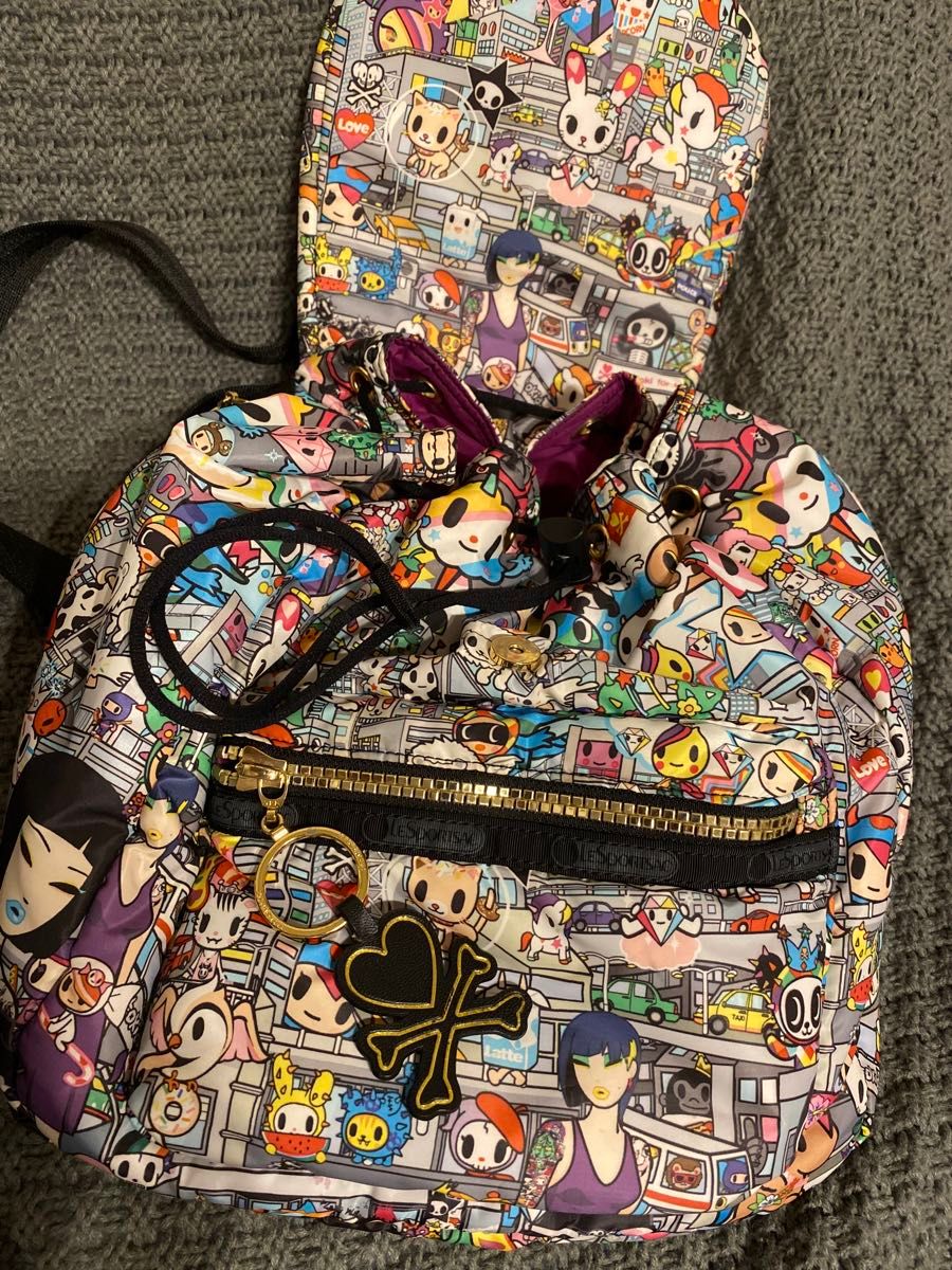 レスポートサック リュック　コラボ　 tokidoki for LESPORTSAC トキドキ　レディース　