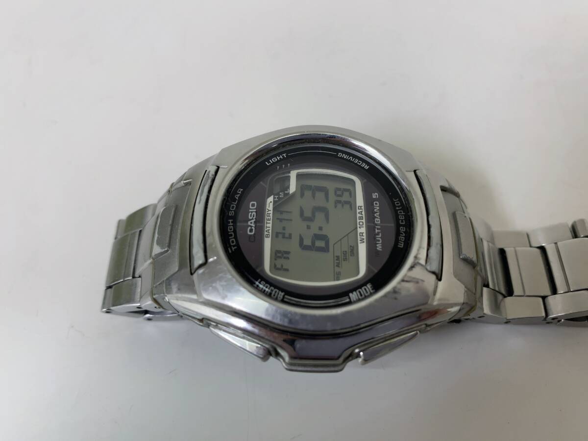 カシオ CASIO ウェーブセプター マルチバンド5 ソーラー 腕時計 WV-M120 ★36954_画像5