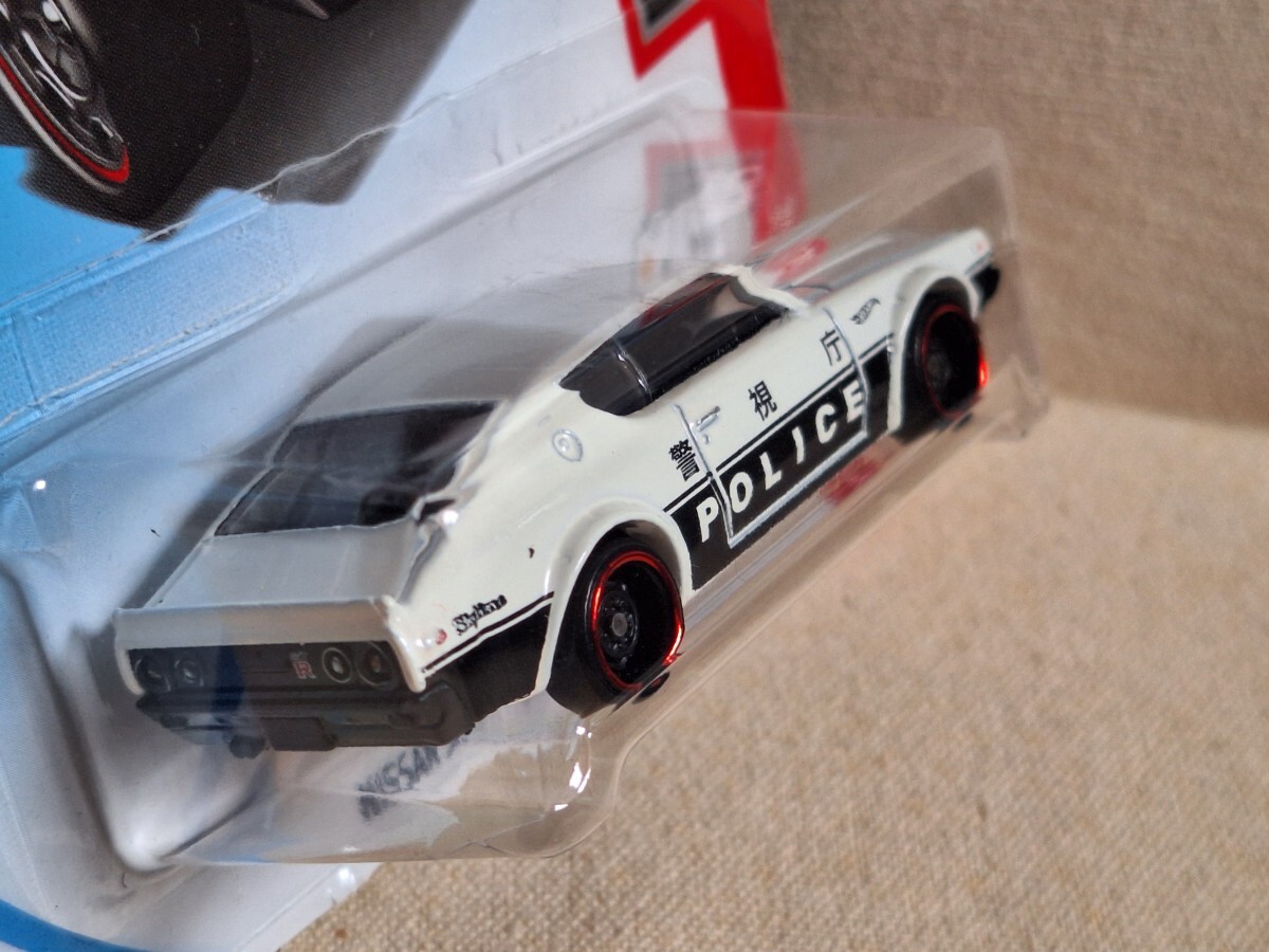 【ホットウィール】　NISSAN　SKYLINE　2000　GT-R　スカイライン　ケンメリ　ポリス　 HOT WHEELS_画像2