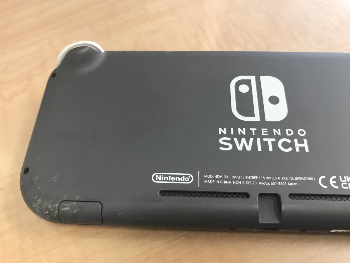 66226 動作確認済 Nintendo Switch ニンテンドースイッチ 本体 任天堂 ゲーム Lite ライト グレー HDH-001 箱付_画像8