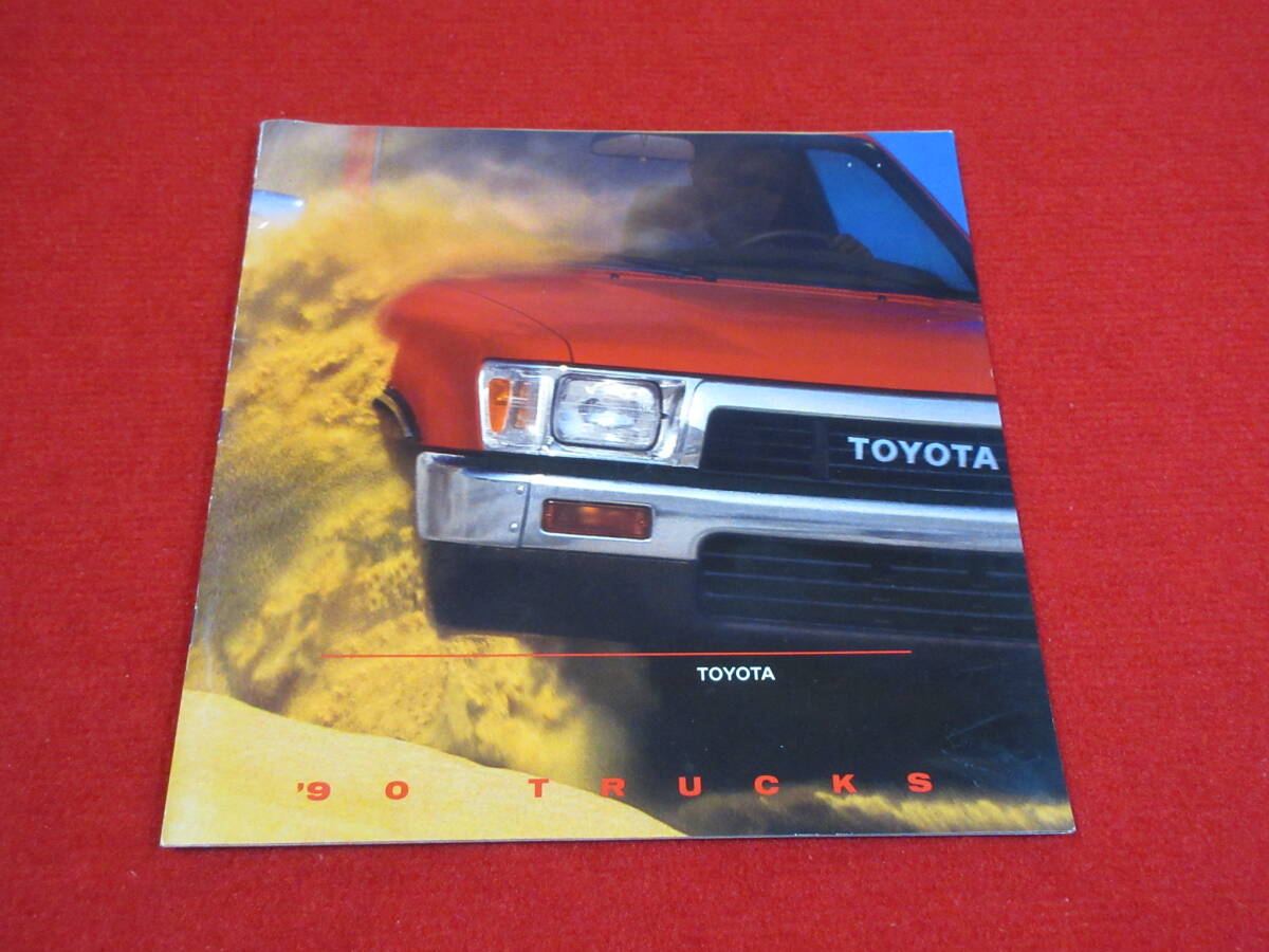 ●　TOYOTA　TRUCK　左H　1990　平成2　カタログ　●_画像1