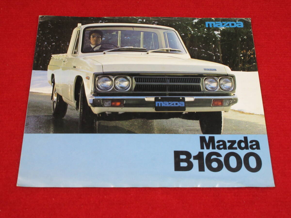 ●　MAZDA　B1600　右H　1976　昭和51　イギリス　カタログ　●_画像1