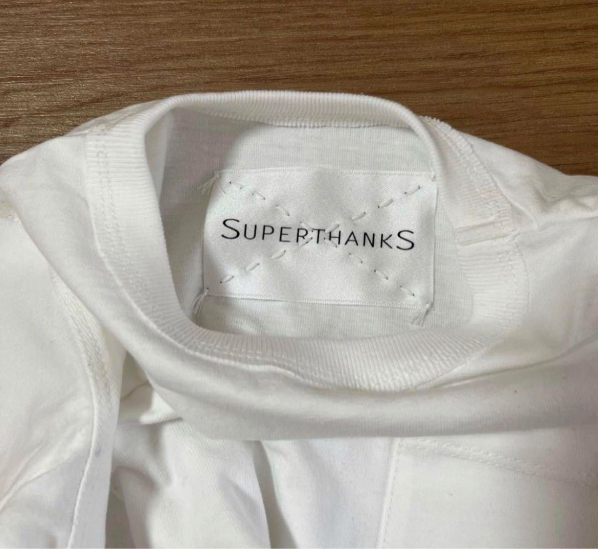 白Tシャツ　綿100%  ポケット付き