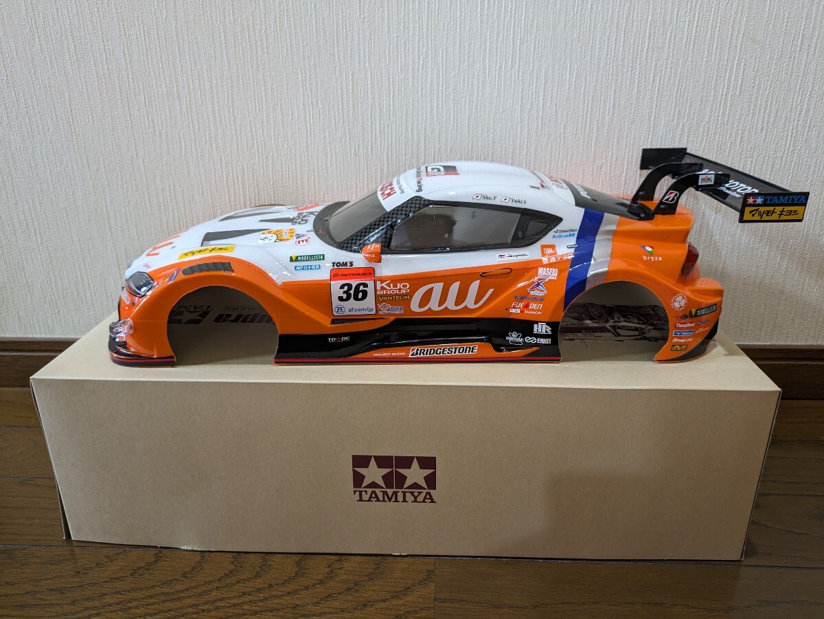 タミヤ au TOM'S GR Supra 塗装済ボディー 新品 未走行|Yahoo タミヤ au TOM'S GR Supra 塗装済ボディー 新品 未走行|Yahoo