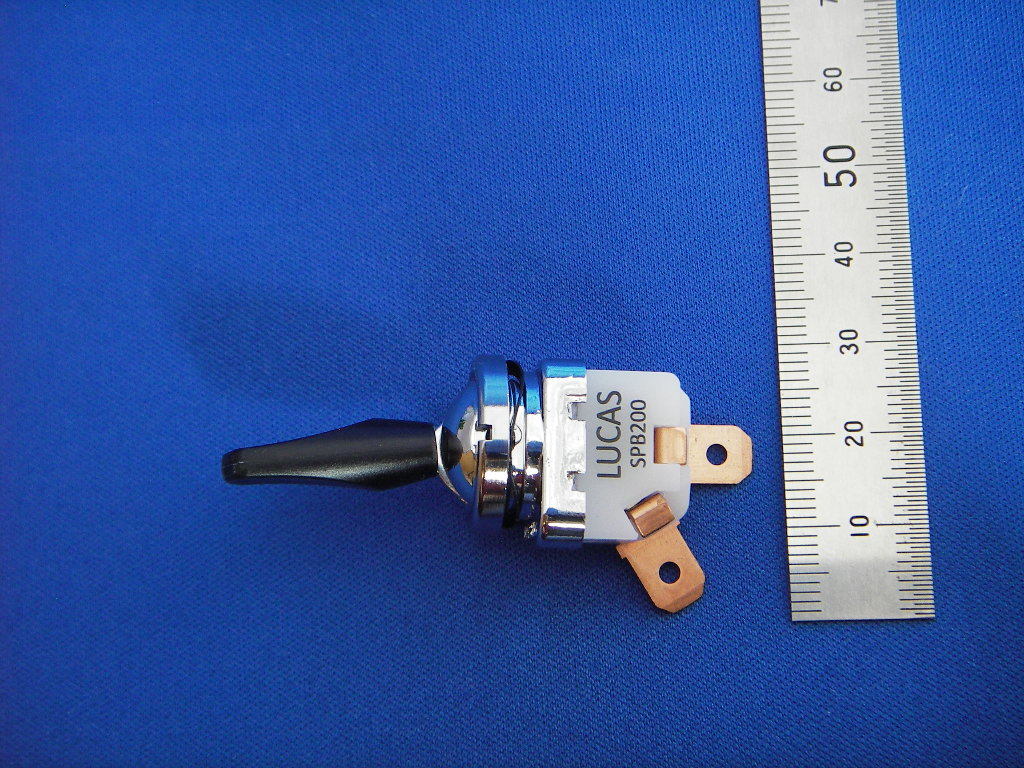 Lucas 2 Position Toggle Switch SPB200 トグルスイッチ on - off の画像3