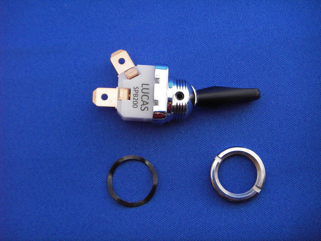 Lucas 2 Position Toggle Switch SPB200 トグルスイッチ on - off の画像5