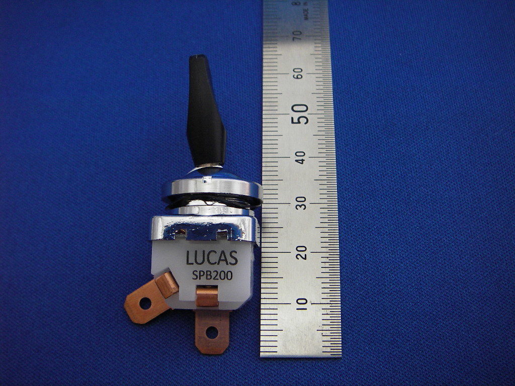 Lucas 2 Position Toggle Switch SPB200 トグルスイッチ on - off の画像2