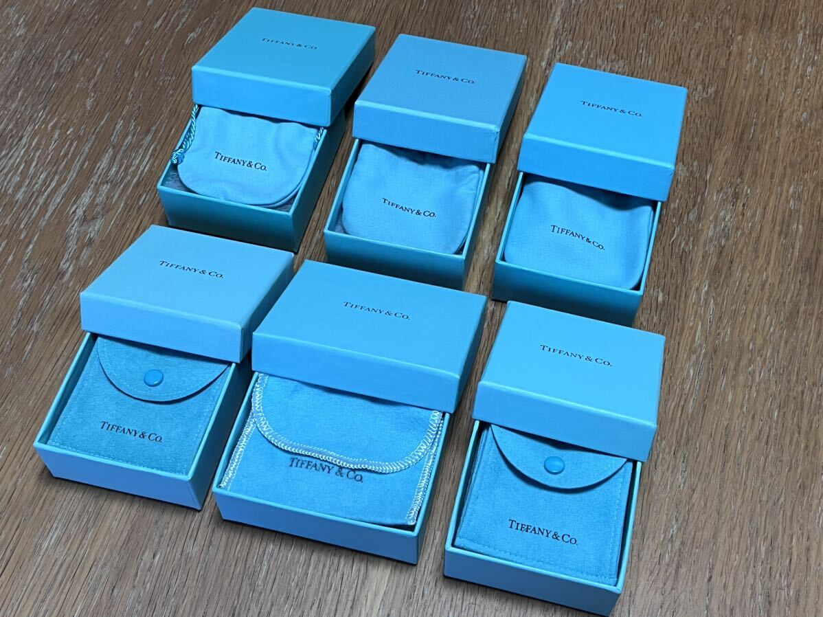 TIFFANY&Co. ティファニー 保存袋 ボックス 空箱 アクセサリーケース 6点セットの画像1