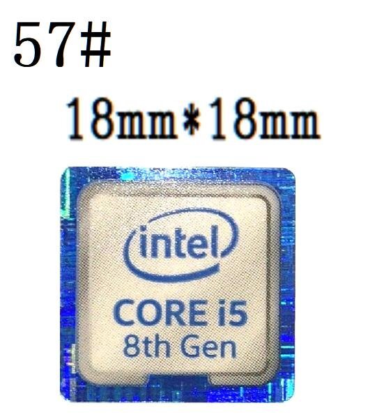 57# 八代目【CORE i5 8th】エンブレムシール ■18*18㎜■ 条件付き送料無料_画像1