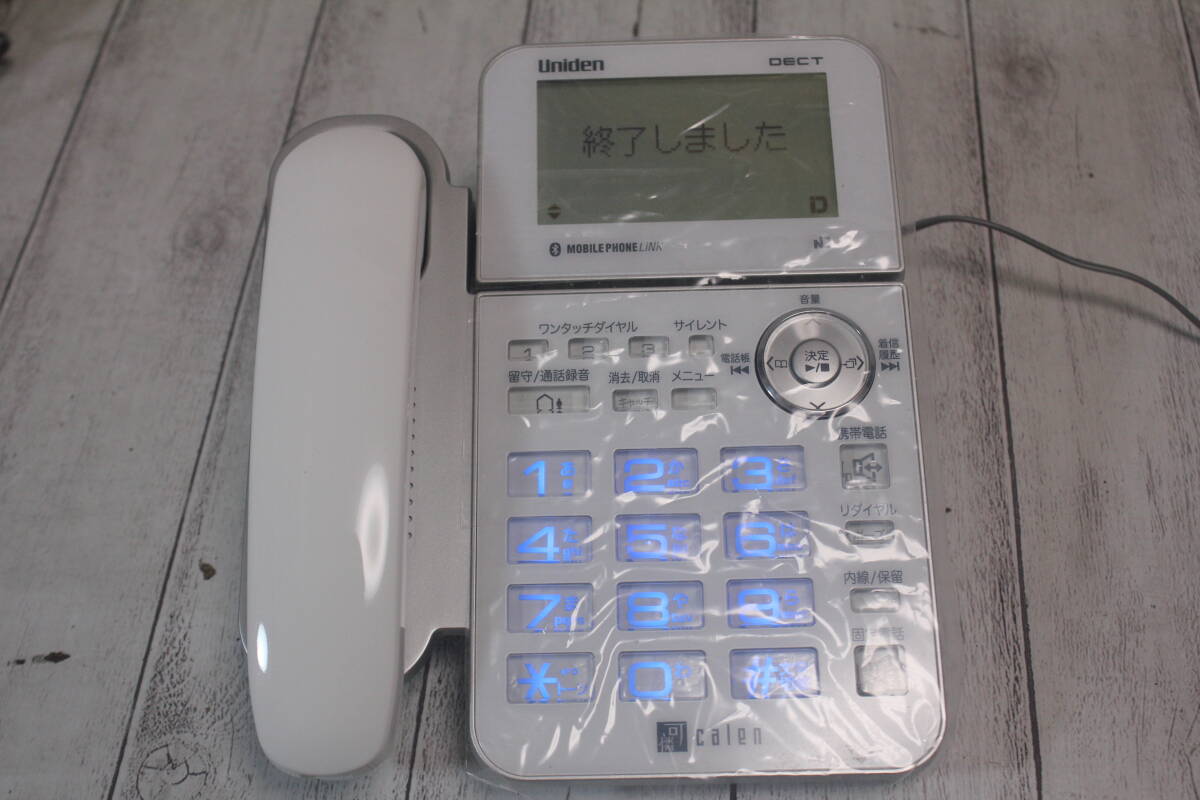 ★美品★Uniden ユニデン DECT3288(W) DECT方式 コードレス留守番電話機 本体+子機1台タイプ_画像2