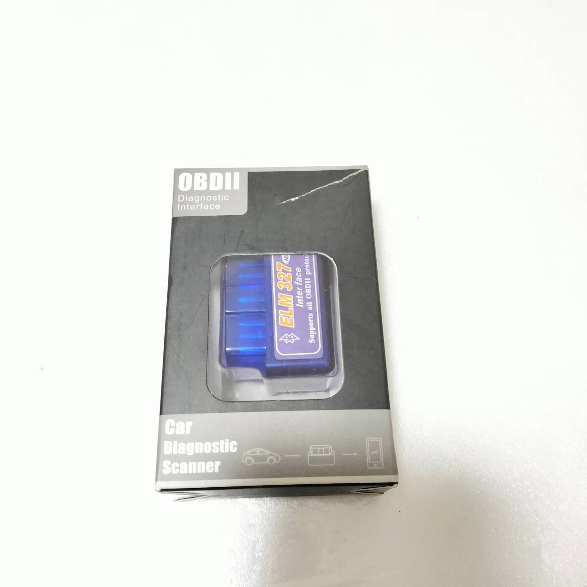 【1円オークション】 NEFUSI OBD2自動車故障診断機 ELM327 自己診断 故障診断 mini obd2スキャナー TS01B001839_画像1