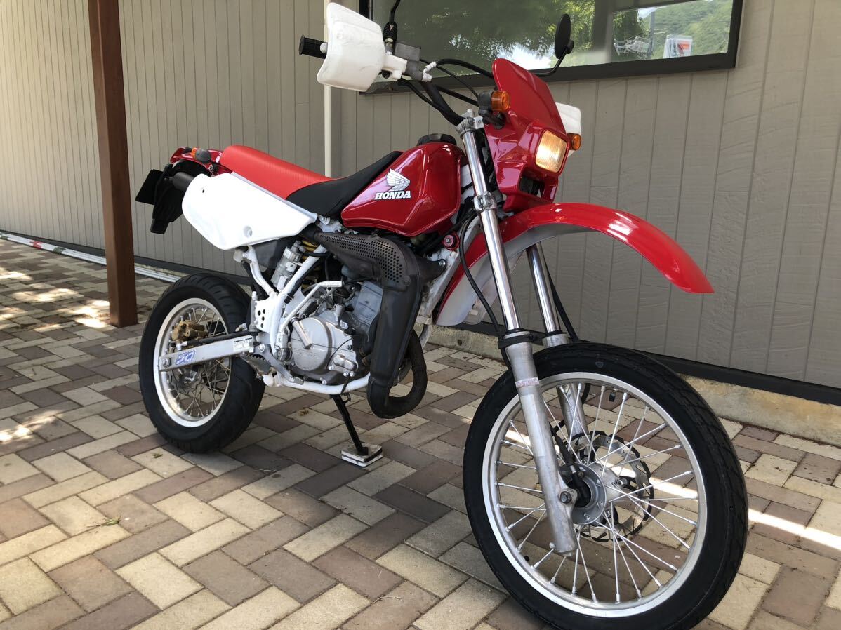 原付免許で乗れる！HONDA CRM50 AD13型　オールペイント　2st モタード　オフロード　50cc_画像2