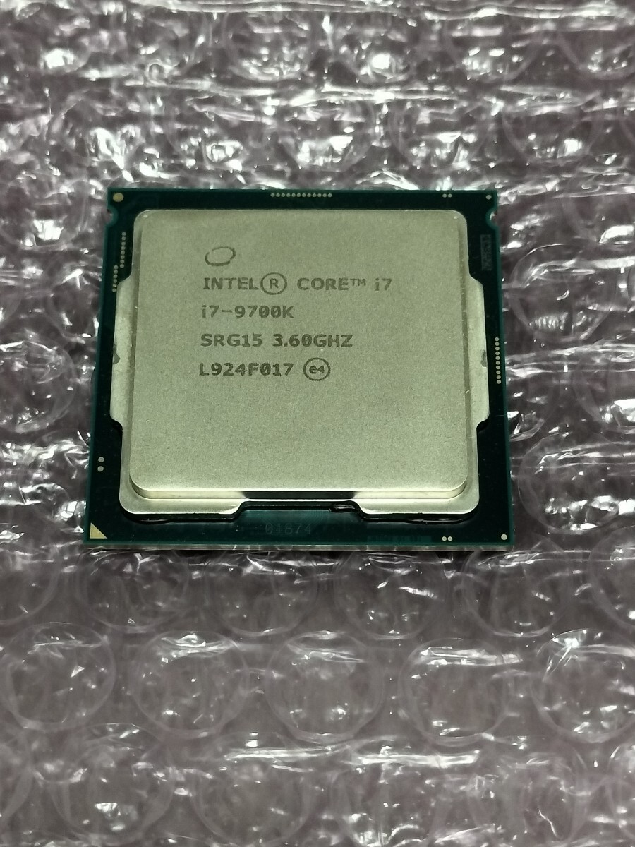 Intel Core i7 9700K 中古動作品_画像1
