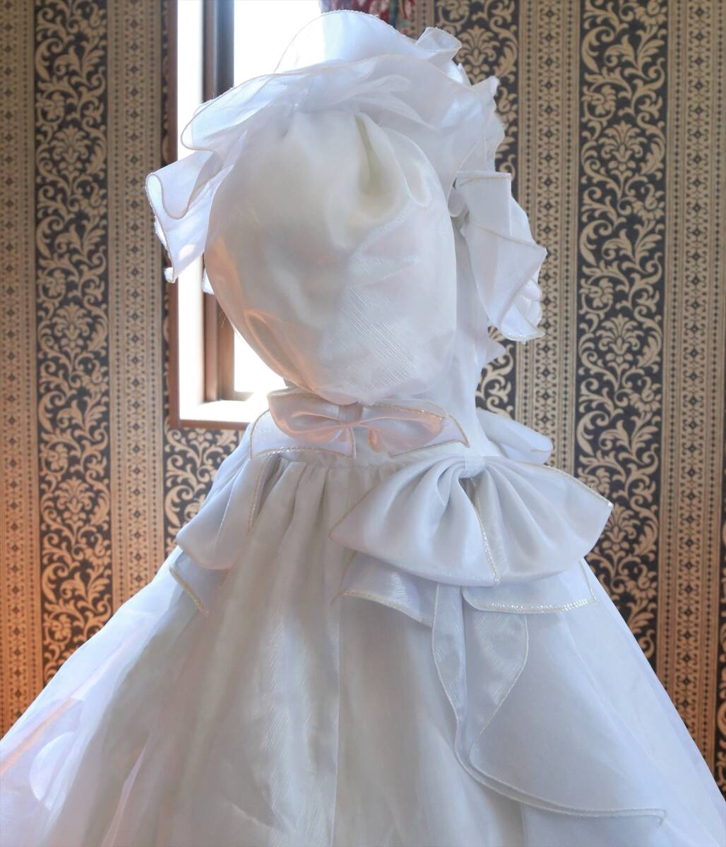 BELLROAD高級ウエディングドレス9号11号M～Lサイズ☆アンティークドレス舞台衣装_画像8
