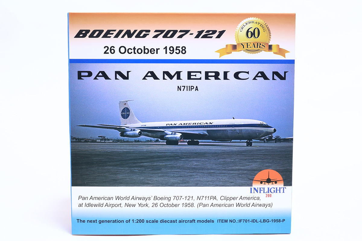 Inflight 200 1/200 パンアメリカン航空 Boeing 707 N711PA Pan American World Airwaysの画像7