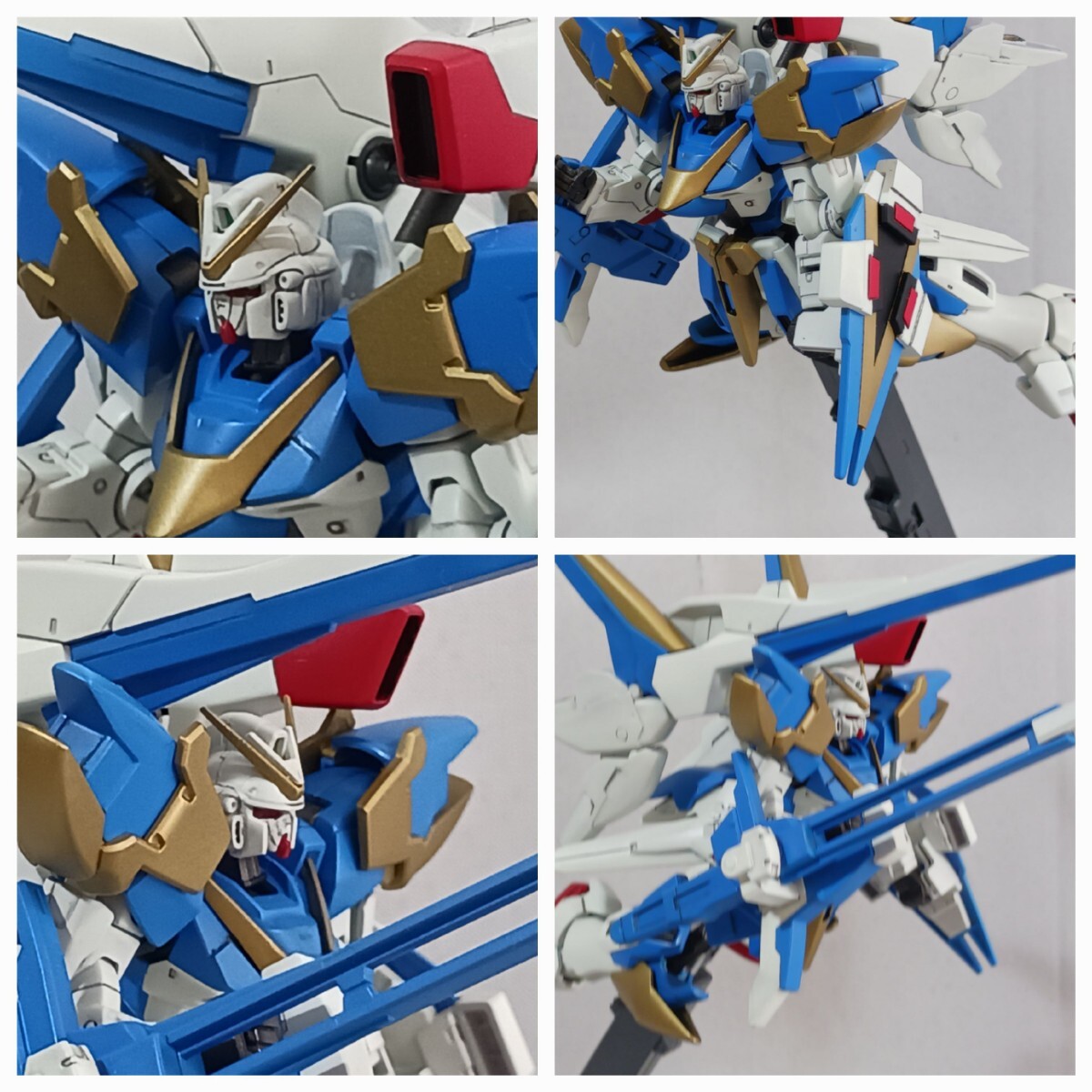 HG V2a обезьяна to Buster Gundam модифицировано . покрашен конечный продукт Bandai 1/144 Mobile Suit V Gundam gun pra 