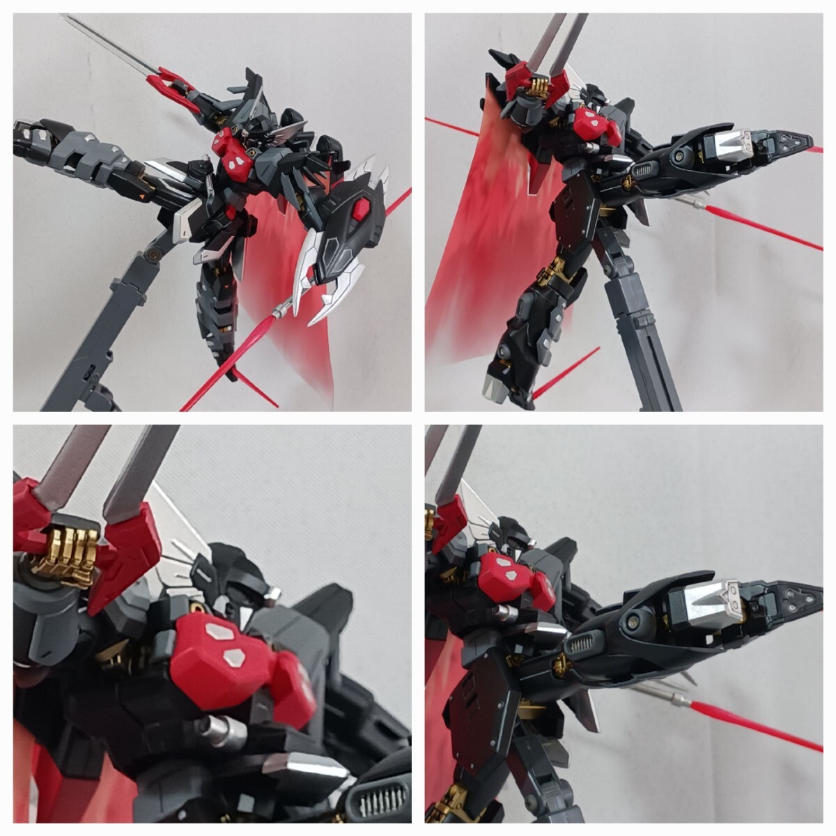 HG ブラックナイトスコードシヴァ改修塗装済み完成品 ガンダムSEED FREEDOM バンダイ ガンプラ_画像8