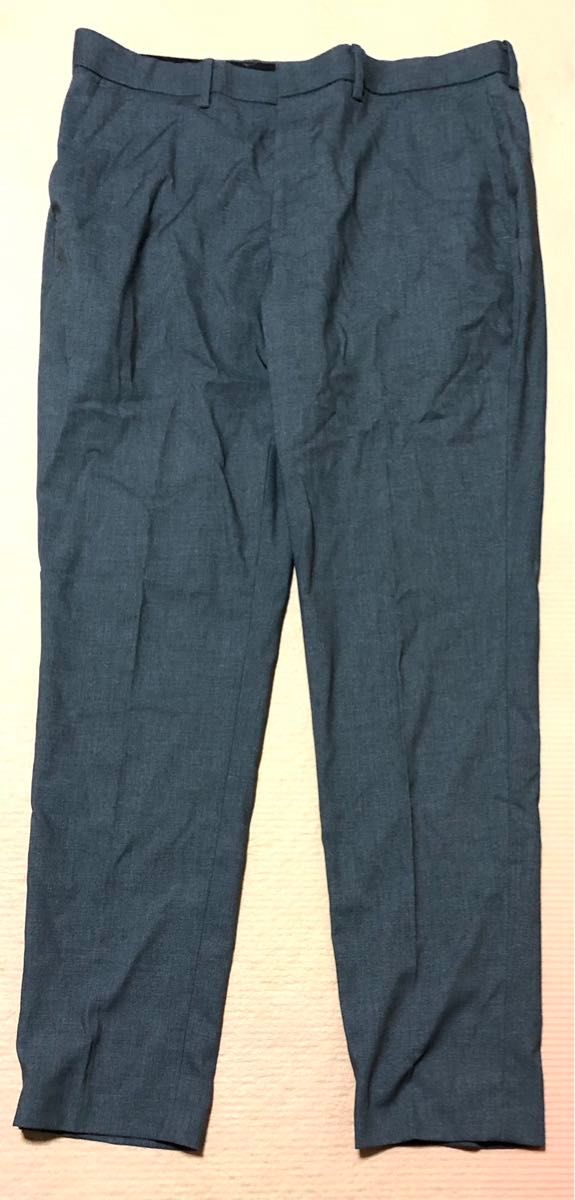 GU　ジーユー　パンツ　メンズ　Lサイズ　スラックス　グレー　スーツ代わりに　 メンズズボン　送料無料　匿名配送　営業マン　会社員