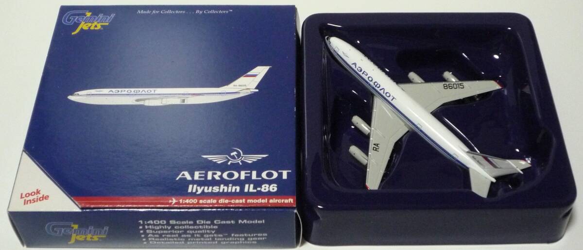 Phoenix（1/400）Aeroflot IL96-300 RA-96007 / Geminijests（1/400）Aeroflot IL86 RA-86015 / IL-86 CCCP-86015 ×計3 個セット の画像6