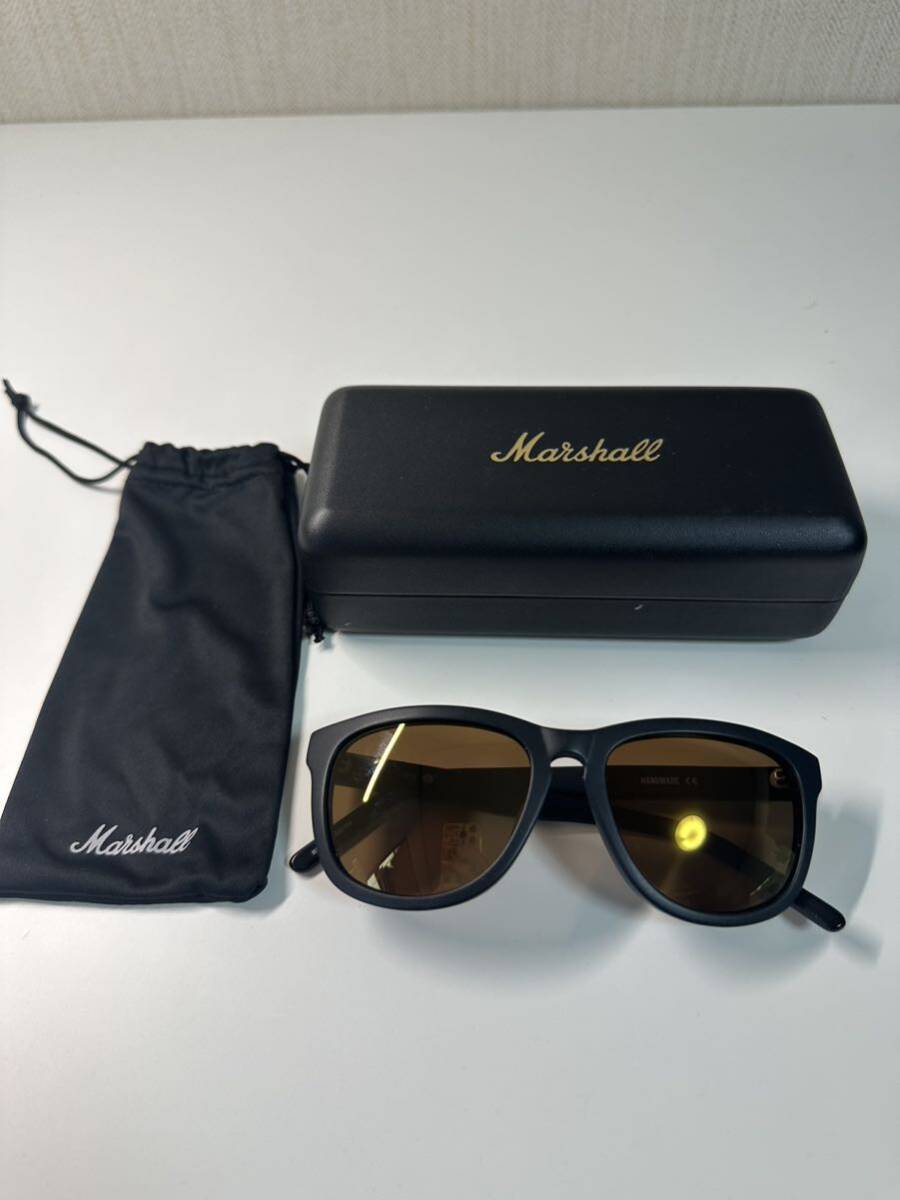 Marshall BOB S マーシャル サングラス ブラックフレーム MA0024 度なし ケース付き 6_画像1