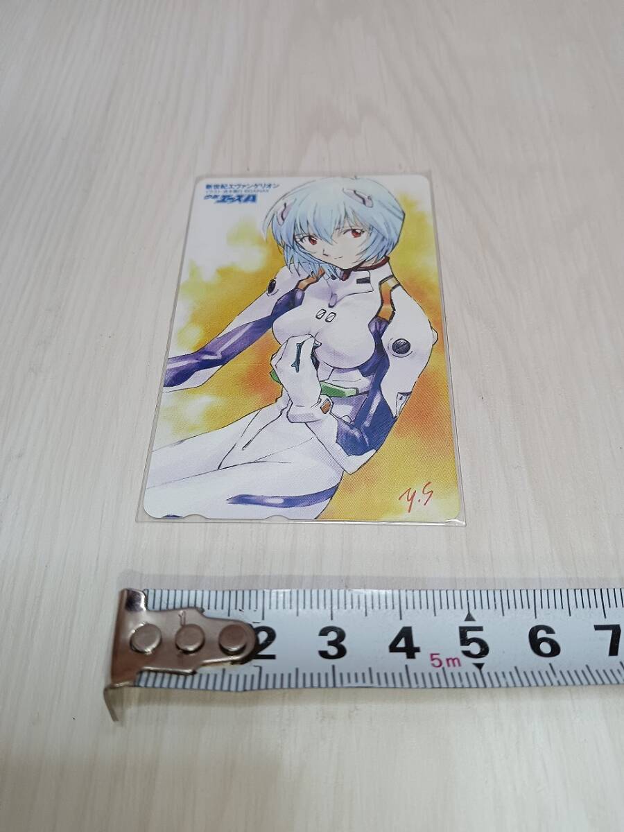 [ unused goods ]eva telephone card Ayanami Rei boy Ace A plug suit Neon Genesis Evangelion Ray telephone card 50 frequency 