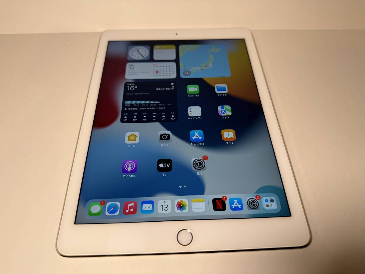 Apple iPad Air 2 ゴールド Wi-Fi + Cellularモデル 64GB SIMフリー 中古品 Air2_画像1