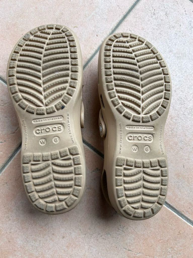 crocs クロックス　サンダル③　23.5センチ　サイズ6_画像4