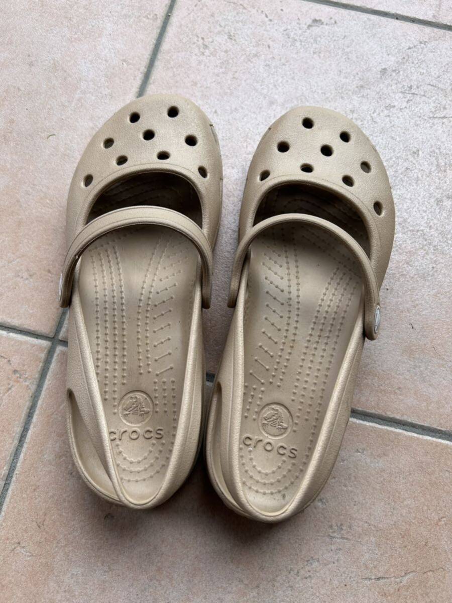 crocs クロックス　サンダル③　23.5センチ　サイズ6_画像2