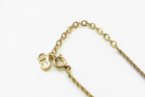 K198-J24-757* Christian DIor Dior necklace accessory present condition goods ③*