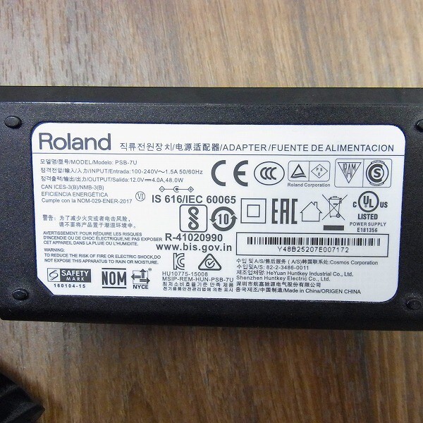 K1003-J25-0000 Roland ローランド FP-60 電子ピアノ 通電確認済 現状品②_画像7