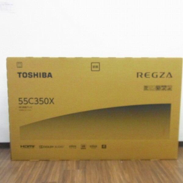 K1001-S28-0000 TOSHIBA 東芝 55C350X TV 未開封品 現状品②_画像1