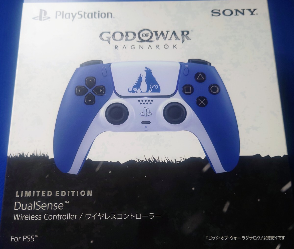 PS5ワイヤレスコントローラーDualSense限定版ゴッド・オブ・ウォー ラグナロクLIMITED EDITIONリミテッドエディションGod of War Ragnarok_画像1