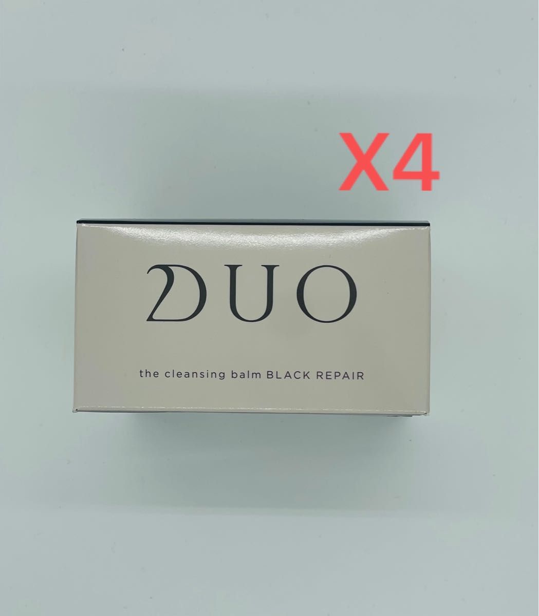 DUO クレンジングバーム 黒 ブラックデュオ 90gX4