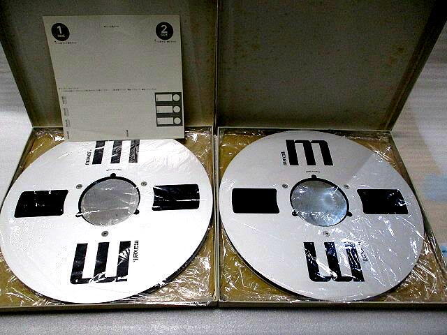 日立　マクセル　中古品　オープンリールテープ　10号　LN35-180　2本セット_画像2