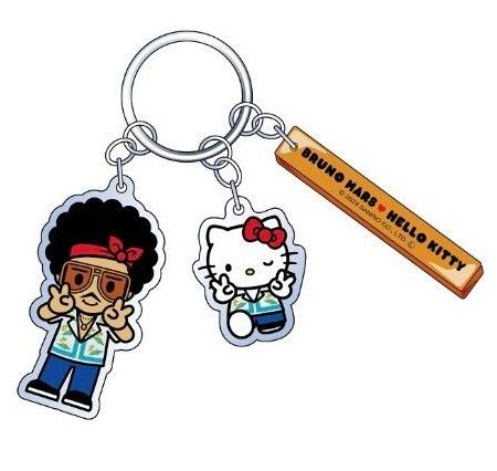 BRUNO MARS x HELLO KITTY　アクリルキーホルダー