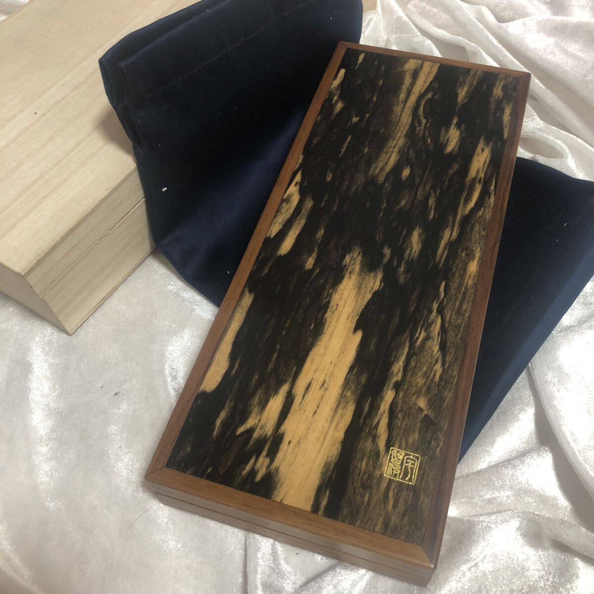 7700円 ヘラブナ へら用品 仕掛箱 天然木黒白檀木 超美品 袋付き 7700円 ヘラブナ へら用品 仕掛箱 天然木黒白檀木 超美品 袋付き