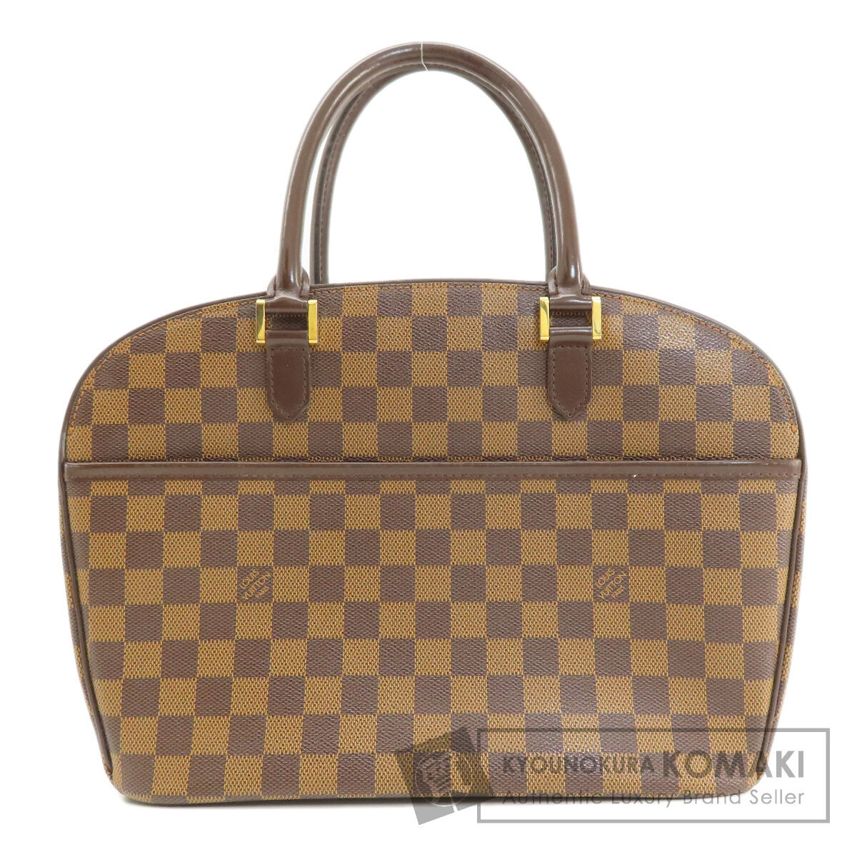 LOUIS VUITTON ルイヴィトン N51282 サリア・ホリゾンタル ダミエ エベヌ トートバッグ ダミエキャンバス レディース 中古_画像1