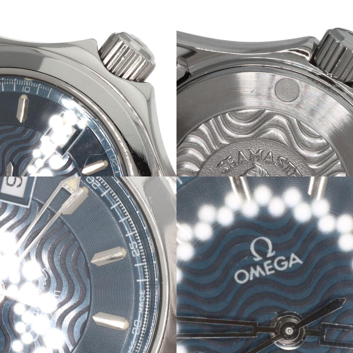 OMEGA オメガ 2581.81 シーマスター 120m 腕時計 ステンレススチール SS レディース 中古_画像10