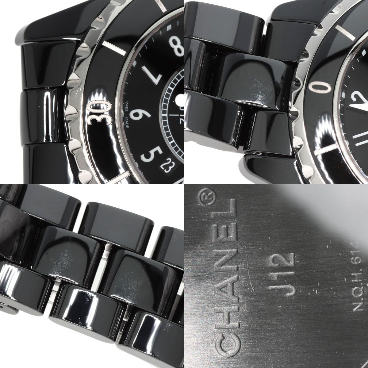 CHANEL シャネル H5695 J12 33mm 腕時計 セラミック セラミック レディース 中古_画像10