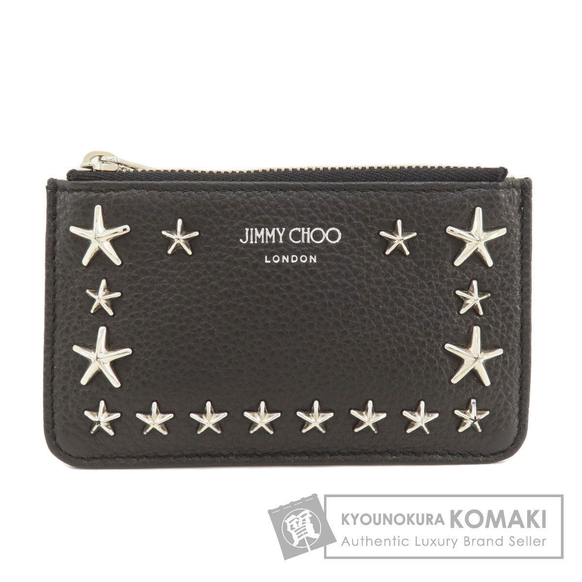 Jimmy Choo ジミーチュウ スターモチーフ コインケース レザー Jimmy Choo ジミーチュウ スターモチーフ コインケース レザー