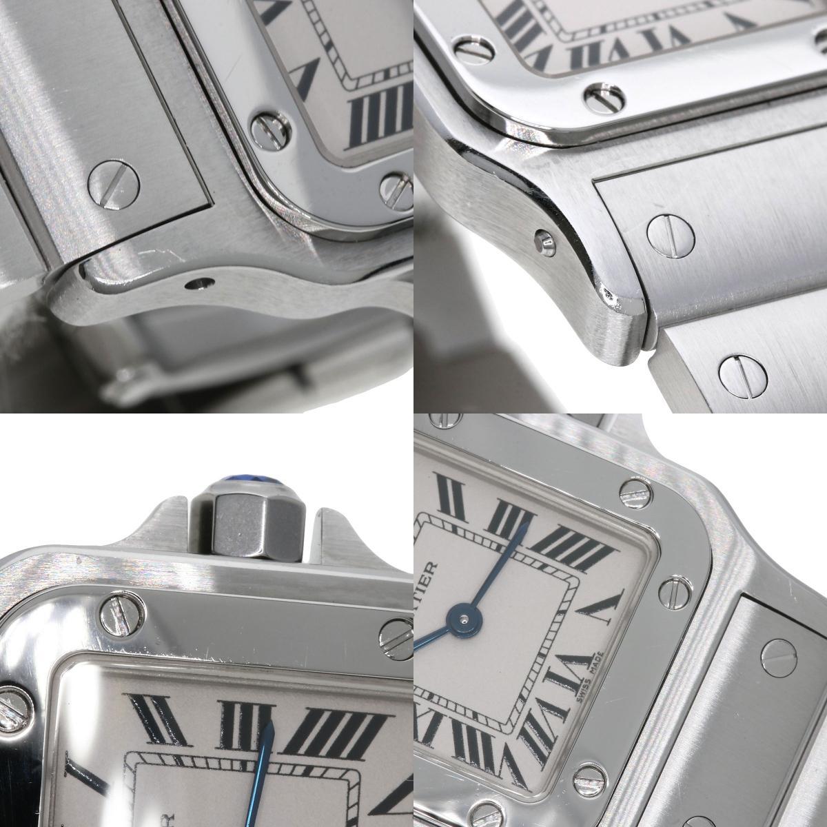 CARTIER カルティエ W20056D6 サントスガルベ SM 腕時計 ステンレススチール SS レディース 中古_画像9