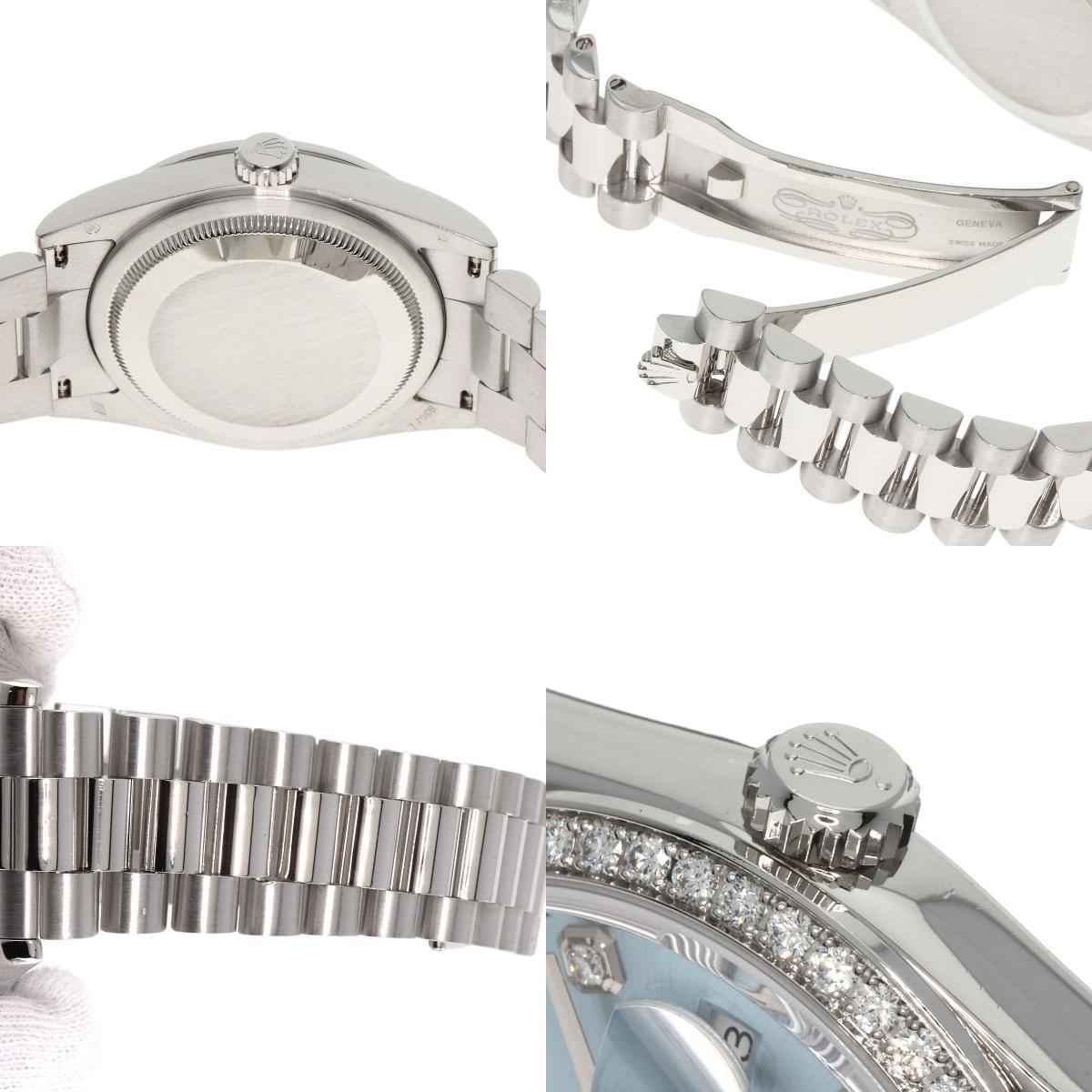 ROLEX ロレックス 118346A デイデイト ダイヤモンド メーカーコンプリート 腕時計 プラチナPT950 PT950 メンズ 中古_画像7