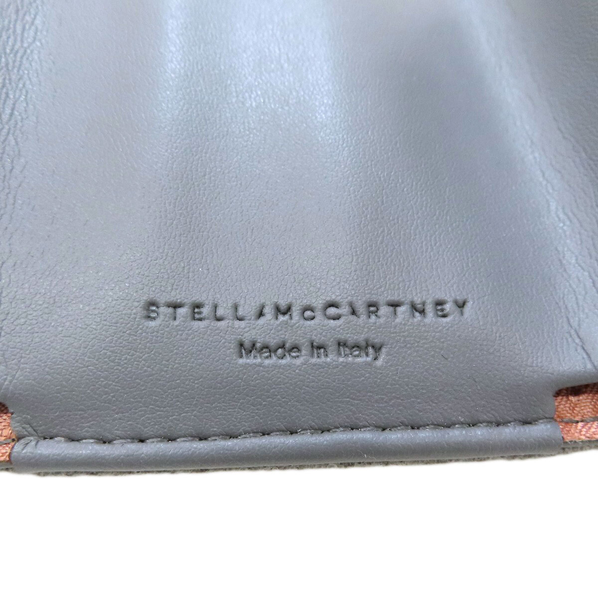 Stella McCartney ステラマッカートニー ファラベラ ミニウォレット 三つ折り 二つ折り財布（小銭入れあり） ポリエステル レディース 中古_画像7