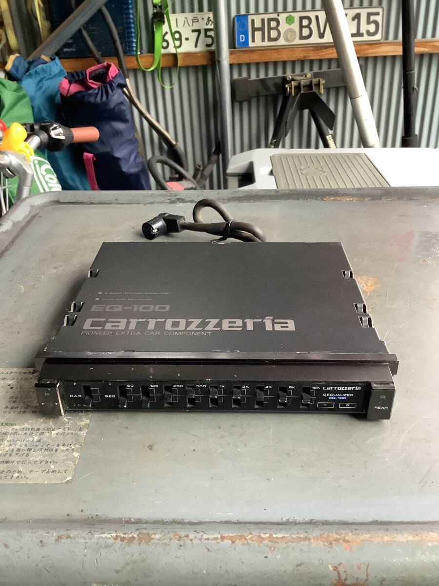  Carozzeria EQ-100 equalizer operation not yet verification that time thing old car 