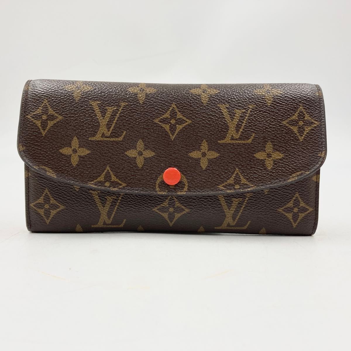 【極微品】 ルイヴィトン LV 長財布 ポルトフォイユ エミリー モノグラム LOUIS VUITTON レザー ウォレット